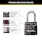 Master Lock Magnum 1-7/8 in. H X 1-3 in. W X 1-3/4 in. L Steel Ball Bearing Outdoor Padlock, PK3 M115XTRILFCCSEN - alternate 4